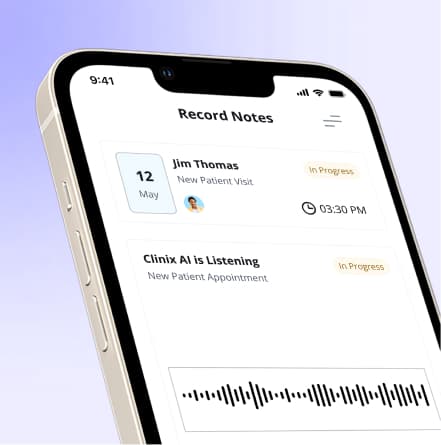 Clinix AI interface view 1