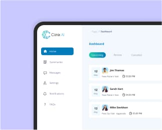 Clinix AI interface view 3